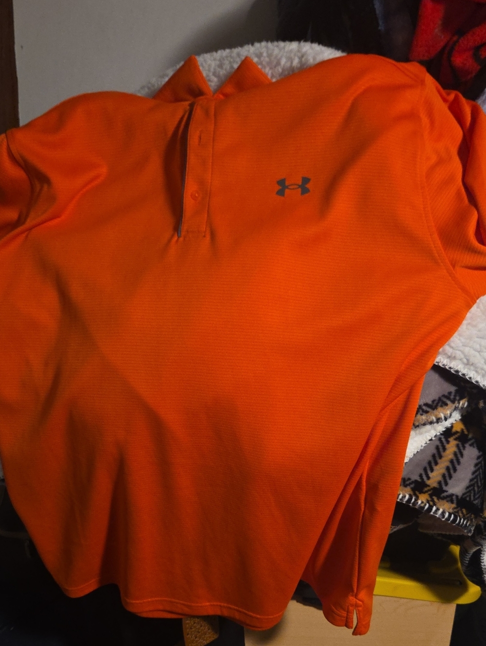 Under Armour Men’s Orange Polo Shirt